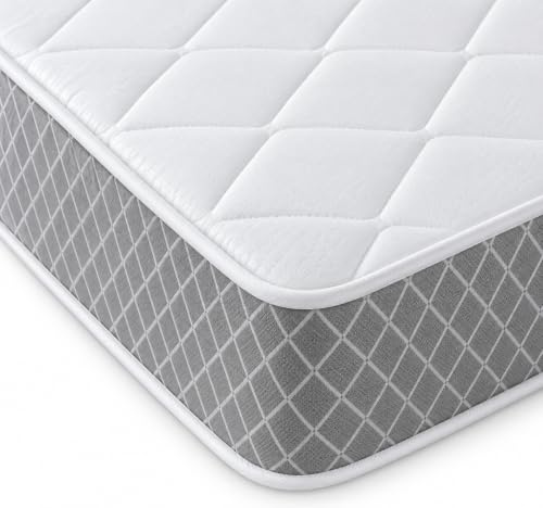 eXtreme comfort ltd Spring Coil Diamond Grey Essentials-Matratze, Doppelbettgröße 135 x 190 cm, schaumfreie Federspule, Plüsch-Haptik, Cooltouch Plus Schlaffläche, 18 cm tief, Grau, Maximalwert