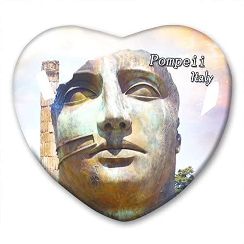 Italien Pompeii Kühlschrankmagnet Kühlschrank Aufkleber Kollektion Dekorativer Magnet Reise Souvenir Herz Kristall Glas