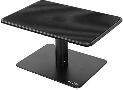VIVO Universal Height Adjustable Ergonomic Computer Monitor and Laptop Riser Tabletop Desk Stand, Black, STAND-V000SB