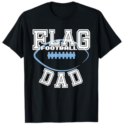 Flag Football Dad für Väter T-Shirt