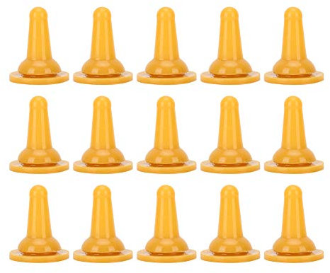 15Pcs Pet Feeding Bottle Replacement Nipples Soft Silicone Animal Nursing Bottles for Kittens Puppies Rabbits Newborn Care Feeder Accessory