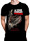 Chainsaw Massacre Mens Tshirt Halloween Gothic Horror Print, Black Graphic T-Shirt, Movie Poster Tee