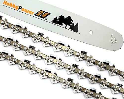 3x Sägekette + Schwert Halbmeißel 50cm 3/8 72 TG 1,6mm für Stihl MS 341, 360, 361