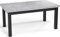 WFL GROUP Moderner Rechteckiger Ausziehbarer Esstisch - Platzsparend - Schwarze Holzbeine - 200 bis 300 cm - Hergestellt in EU - 200 x 100 cm - Grau Beton