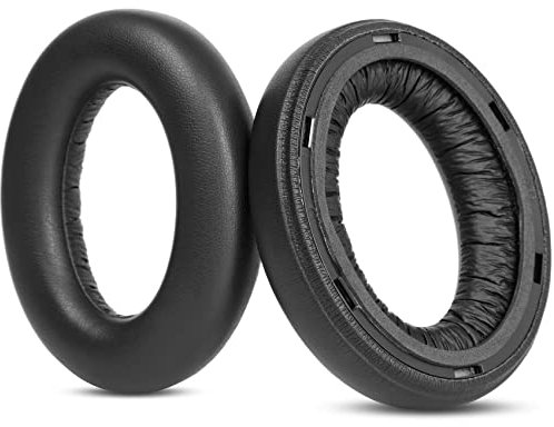 YDYBZB Momentum4 Ear Pads Replacement Earpads Compatible with Sennheiser Momentum 4 Headphones Ear Cushions Protein Leather Memory Foam Black