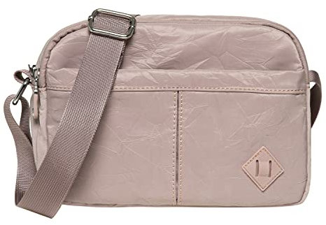 KAUKKO Damen Umhängetasche, Leicht Shoulder Bag Wasserdicht Schultertasche Messenger Multi-Tasche, Geldbeutel, Mittelgroße, 1583-Rosa