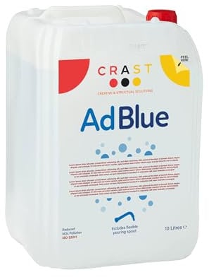 Crast Premium AdBlue® 10 Litre with Easy-Pour Spout - ISO22241 Certified for All Makes and Models