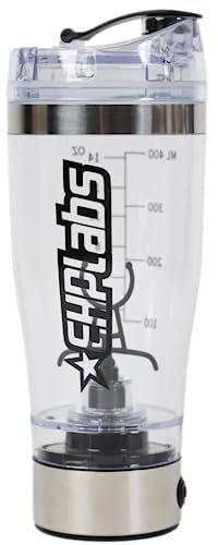 EHPlabs Electric Protein Shaker Bottle - 15oz Portable Blender Shaker - Personal Blender Shaker - Electric Protein Shaker Bottle for Meal Replacement Shakes