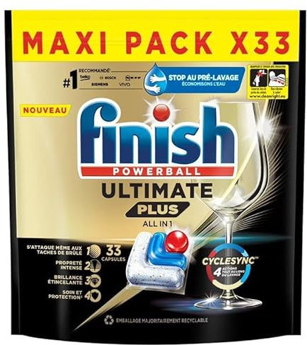 Finish Ultimate Pastilles Lave-Vaisselle - 33 capsules