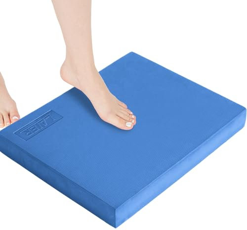 LaiEr Balance Pad Yogamatte Trainer für Stabilitätsübungen, Krafttraining, Gym Übung, Verbessert Koordination, Gleichgewicht und Muskelkraft (50cmX40cmX6mm)