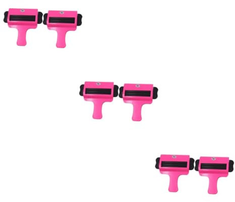 Gatuida 6 Pcs Extrudeuse Presse-Dentifrice Distributeur De Dentifrice Pour Enfants Machine À Rouler Rouleau Presse-Tube Pour Lessive Porte-Dentifrice Colorant Plastique Pigment