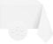 Softalker Tischdecke 140 x 300 cm Abwaschbar Tischdecken Weiss Rechteckig Tischtuch aus 210 GSM Polyester Fleckschutz Tischwäsche Kratzfest Table Cloth für Outdoor, Garten, Hochzeiten