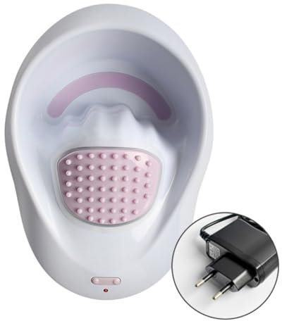 osiuujkw Cuenco eléctrico para manicura de 3,5 W, masajeador de Manos con Burbujas de Aire para SPA de uñas, Mini Cuenco portátil para manicura Relaxtion US, Azul, Enchufe Europeo