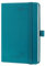POPRUN Taschenkalender 2025 Klein Softcover mit PU-Leder, ca. A6 (16 x 10,5 cm) - Kalender 2025 Klein (Jan.2025-Dez.2025) - Terminplaner 1 Woche 2 Seite mit Stiftschlaufe - Pazifikgrün