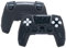 GeekShare Funda Protectora Antideslizante de Silicona para Mando inalámbrico PS5 con 2 Tapas para el Pulgar y 2 Pegatinas, Color Negro