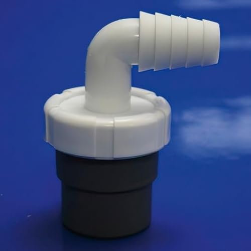 ABRISA Conector Conexion Macho PVC Toma Lavadora/Lavavajillas, Blanco, 0