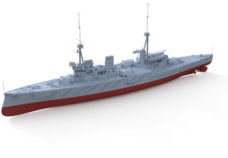 MRY-SFW SSC700593S 1/700 Militär Modellbausatz HMS Invincible Battlecruiser Full Hull