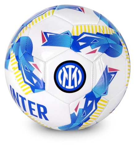Inter FC Internazionale Milano S.p.A. IM Fußball Fluo Größe 5, Fußball Jugend Uni, Weiß