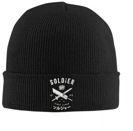 ORURYRTW Hut Warm Unisex Berserks Soldat Strickhut Mütze Mütze Herbst Winter Hut Warme Farbe Kappe Männer Frauen Japanisch Manga