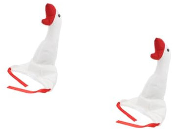 KOMBIUDA 2stücke Old Goose Cosplay Kopfstück Lustiger Und Verstellbarer Tierhut Für Kostümpartys Fotoshootings Und Feiern Einzigartiges Design Für Unisex Verwendung Tierische