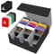 REAQUE Sammelkarten Aufbewahrungsbox für 2100+ Karten, Magnetische sammelkarten box für MTG und Sports Karten, Karten Deck Box für PTCG, TCGs, CCGs, LCGs (Grau)