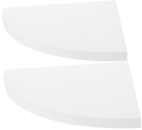 iplusmile Eck Schweberegale Wandregale Wandregal Ausstellungsregale Eck Duschregale Duschregal Eckdusche Eckregal Für Fliesen Bücherregal Für Die Wand Spanplatte Weiß 2 Stück