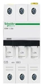 Janmobrian Magnetotermico, Interruttore Differenziale Interruttore Automatico miniaturizzato IC65N C25 C20A 2P 3P C25A 3P C63A 4P 20A 25A 32A 40A 50A 63A(3P,32A)
