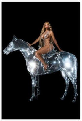 SDALGIFY Beyoncé Renaissance Album-Poster, Leinwand-Poster, Schlafzimmer, Dekoration, Landschaft, Büro, Raumdekoration, Geschenk, 30 x 45 cm