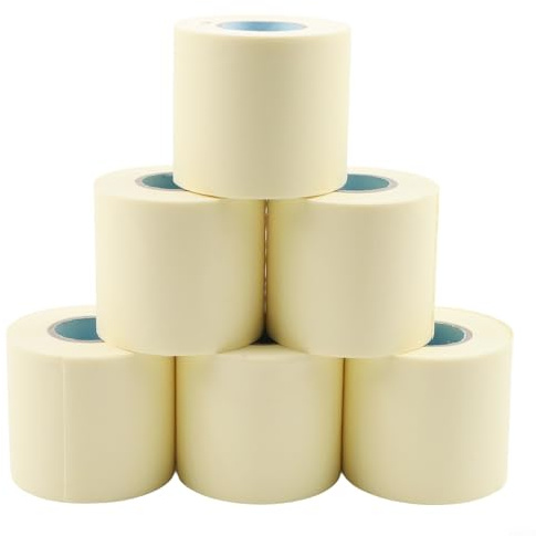 6 Packungen Klimaanlage Installation Wrapping Tape PVC Rohrisolierung Bandage für HLK-Systeme Wetterbeständiger Schutz gegen Wind Regen UV, Gelb