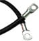 Negative Black Battery Earth Strap 300mm, 12 Inch Switch Starter Cable Car Flexi Lead