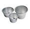 takestop® Stampo Forma TIMBALLO Set 6 Pezzi STAMPI in Alluminio per Forno FRIGO FORMINA Dolci Muffin Pasticceria Made in Italy (9.5CM H 7.5cm)