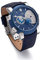 Kronsegler Apollo 11 Herren Armbanduhr Automatik mit Lederband Stahl-blau limitiert