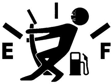 Morza Lustige Autoaufkleber Ziehen Fuel Tank Pointer-Auto-Aufkleber-Verpackungs-Aufkleber Dekoration Tankdeckel Wrap-Dekor