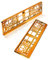 baytronic Kennzeichenhalter orange Chrom 2er Set