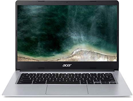 Acer Chromebook 314 CB314-1HT-C2S7 Ordinateur Portable 14'' FHD IPS, PC Portable (Intel Celeron N4020, RAM 4 Go, 32 Go eMMC, Intel UHD Graphics 600, Chrome OS) - Clavier AZERTY (Français), Laptop Gris