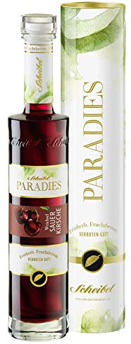 Scheibel Paradies | Weichsel-Sauerkirsche | Premium-Likör | 0,35l. in attraktiver Tube