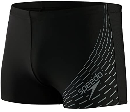 Speedo Herren Medley Logo I Aquashort, Schwarz/Grau, 2