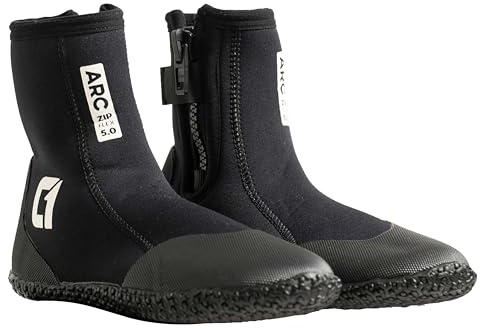 Circle One | ARC Winter Adult Wetsuit Boot | 5mm Thickness | Reinforced Ankle Support | 4 Way Super Stretch Comfort Fit