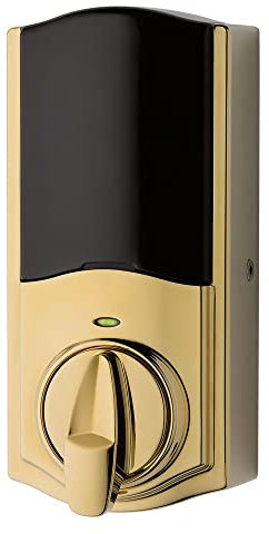 Kwikset 914 Convert Zigbee 3.0 Kit di conversione Smart Lock Elettronica in Ottone Lucido