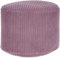 DreamRoots Pouf Hocker - Rund Couch Hocker Wohnzimmer - Sitzpouf 50x50x35 cm - Fußhocker Für Sessel