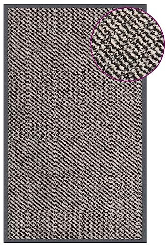 vidaXL Paillasson Touffeté Tapis de Sol Tapis de Plancher Porche Vestiaire Entrée Antidérapant Salon Maison Intérieur 90x150 cm Marron Clair