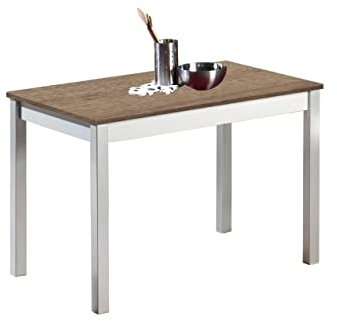 ASTIMESA Fija Küchentisch, Metall, Eiche, 100 x 60 cm