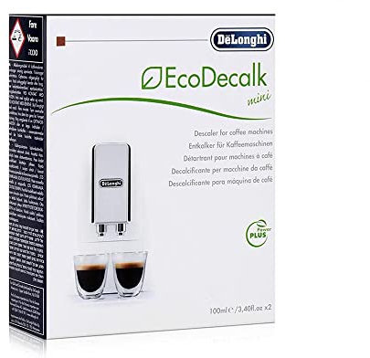 Descalcificadores para Cafetera De'Longhi Ecodecalk Mini 1 caja con 2 unidades de 100ml (1 caja)
