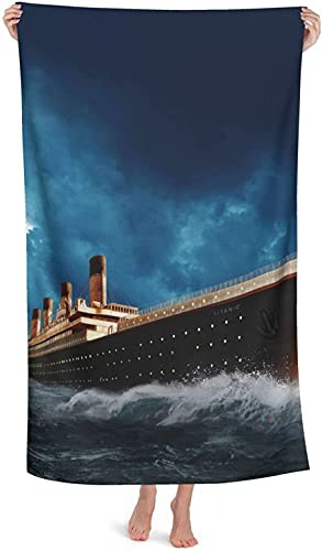 APOH Titanic Badetuch Jack Rose Strandtuch Tochter Geschenke Handtuch Strand Mikrofaser Groß Handtuch Falten und lichtbeständig (140x70cm, Titanic4)