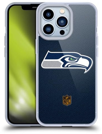 Head Case Designs Offizielle NFL Fussball Seattle Seahawks Logo Gelhülle [Militärischer Schutzgrad] Kompatibel Mit Apple iPhone 13 Pro Und Kompatibel Mit MagSafe