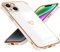 Keteen Handyhülle für iPhone 13 Hülle Cute Herz Muster Mädchen Galvanisierte Kameraschutz Weich TPU Silikon Schutzhülle Ultra Dünn Case Stoßfeste Hülle für iPhone 13, Weiß