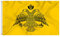 Griechische orthodoxe Kirchenflagge, 90x150 cm, aus glänzendem Stoff, Seide, lebendige Farben und farbecht, doppelt genäht, bedruckte byzantinische Reichsflaggen, Dekoration, Hof, Hausbanner
