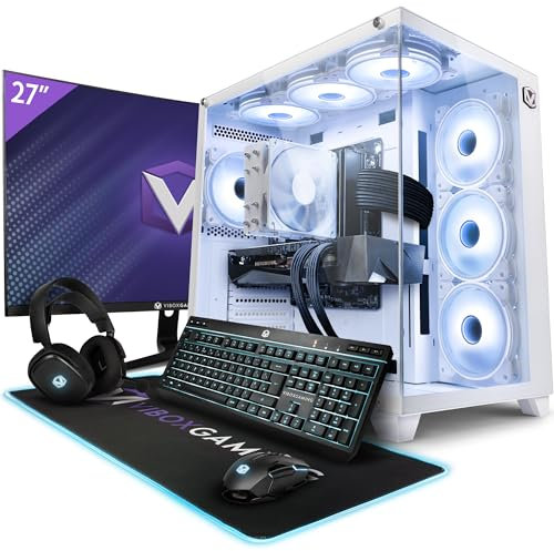 Vibox VIII-70 Gaming PC Bundle • Intel Core i9 12900KF 5.2GHz • RTX 5090 32GB • 32GB RAM • 2TB NVMe SSD • Windows 11 • 27 Monitor • WiFi