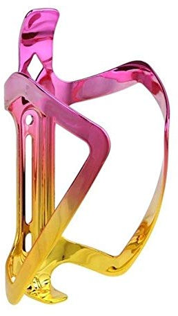 EXENXA Adaptateur de Porte-bidon Vélo Porte-bidon Porte-Bouteille d'eau Vélo VTT Bouteilles de vélo Mont Cage Rack Accessoires de vélo (Rose doré)