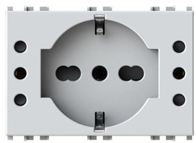 4Box - USB socket P40 3.0A compatible with Vimar® Arkè™ white